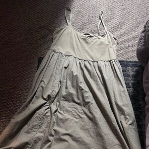 Old Navy Cream Maxi Sundress Sleeveless